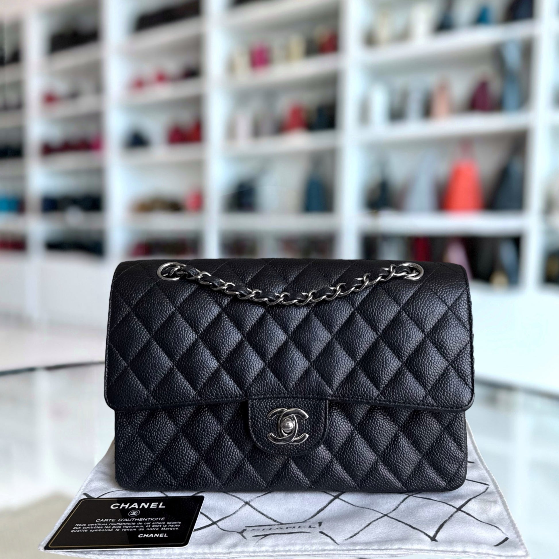 Chanel Classic Flap Medium Shoulder Bag - EworeBags