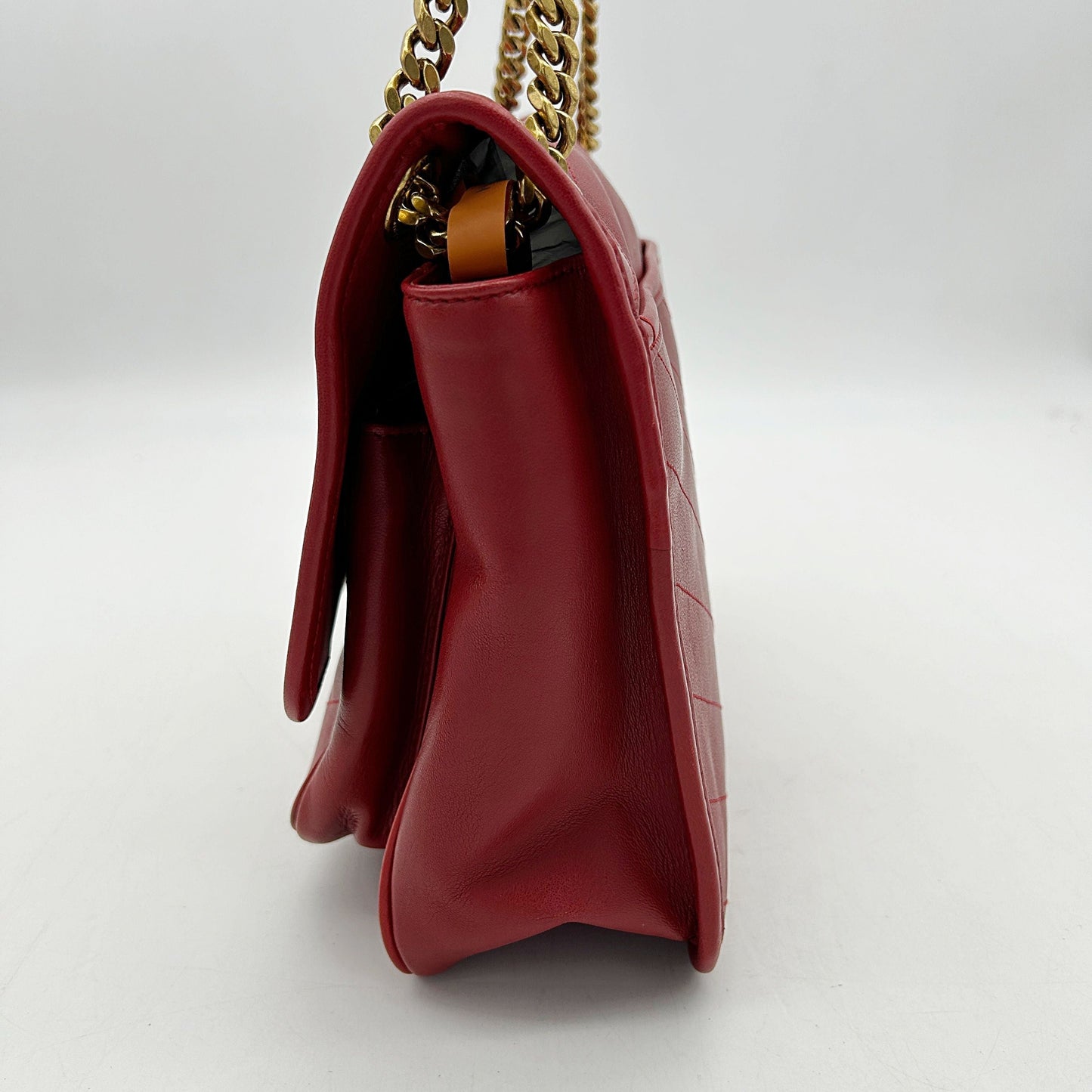 Saint Laurent Leather Niki Medium - Red Shoulder Bags, Handbags 2505142317