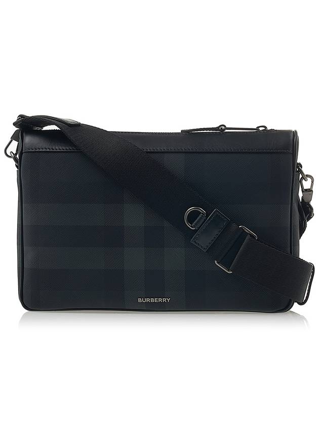 Luxury Burberry Rambler Check Cross Bag Charcoal