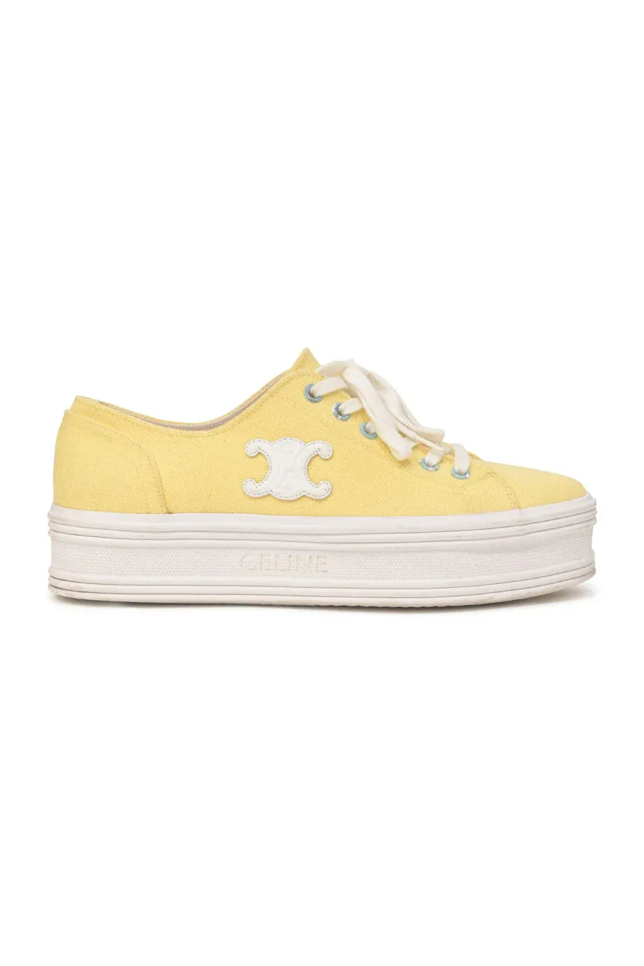 Jane cloth trainers Luxury CELINE Yellow