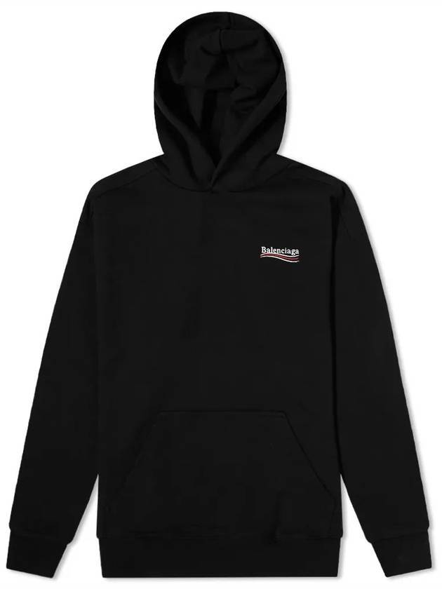 Luxury Balenciaga Trending 2026 Men's Embroidered Logo Hoodie Black