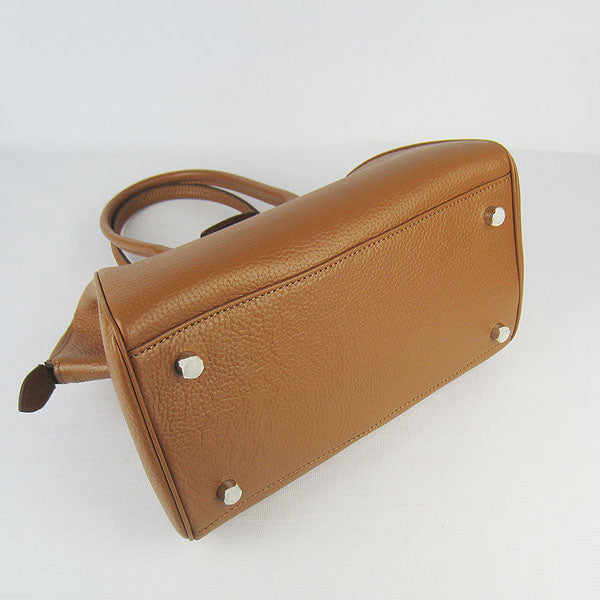 Luxury Hermes Paris Bombay Victoria Handbag H2806 light coffee