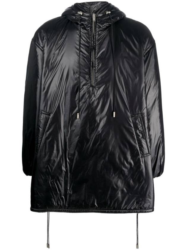 Luxury Saint Laurent Trending 2025 Cassandre Anorak Black