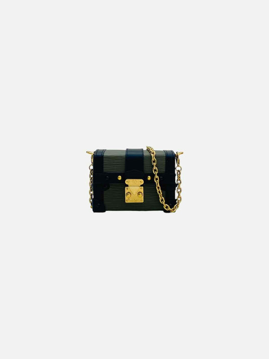 LOUIS VUITTON Green & Black Shoulder Bag