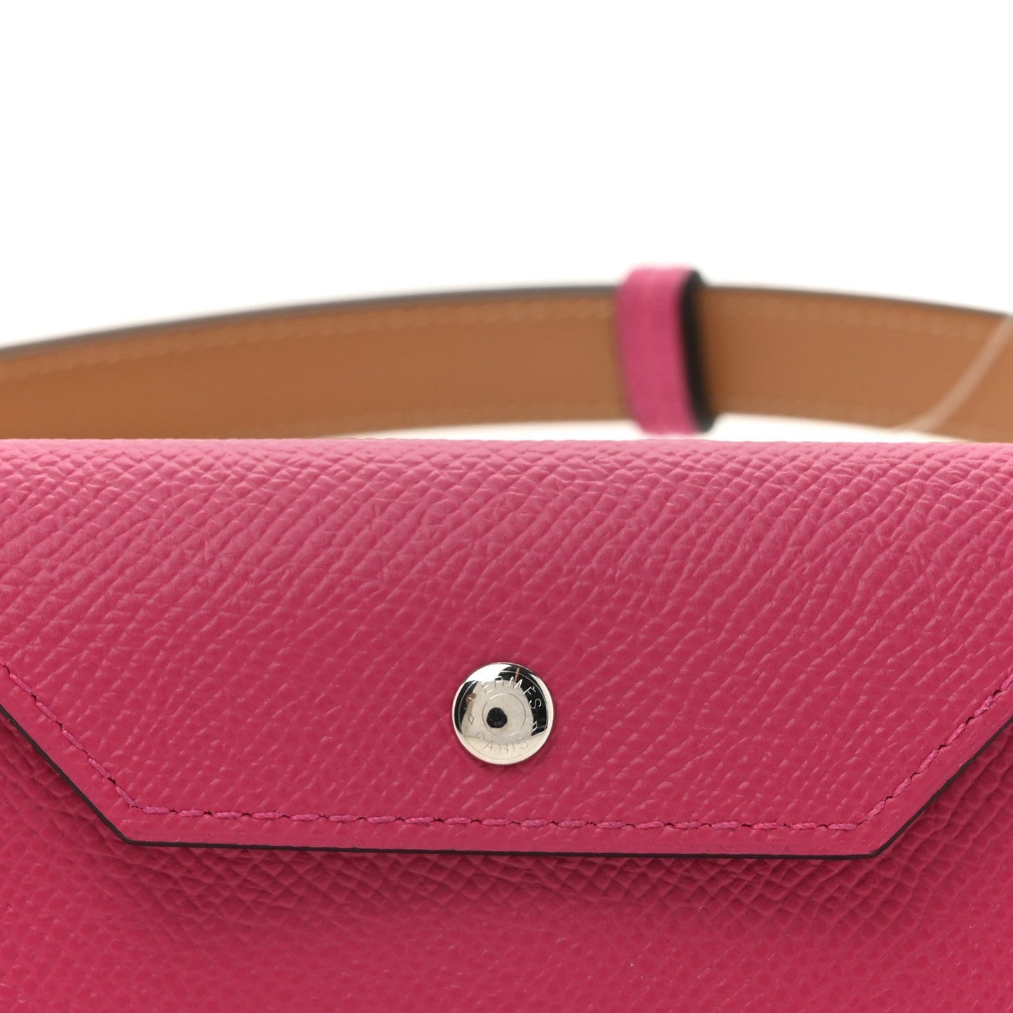 Hermes Epsom Kelly Pocket Belt Rose Mexico