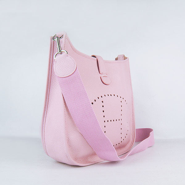 Luxury Hermes Evelyne I handbag H6309 pink