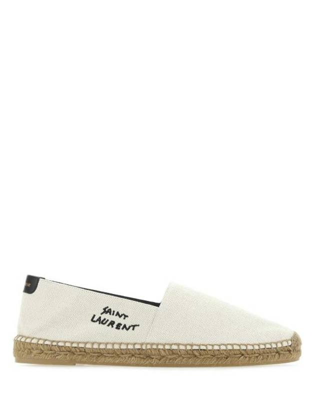 Luxury Saint Laurent Trending 2025 Logo Monogram Espadrilles Beige
