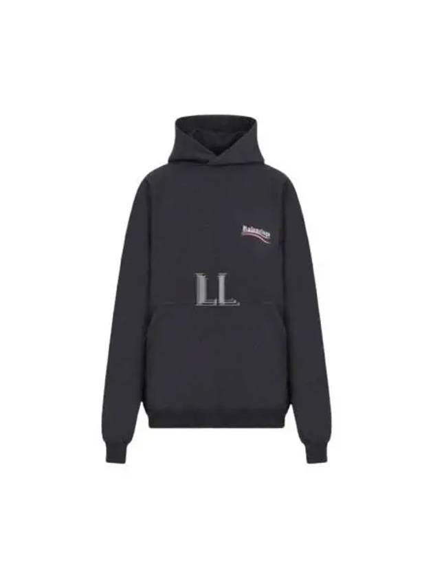 Luxury Balenciaga Trending 2026 Embroidered Logo Cotton Hoodie Grey