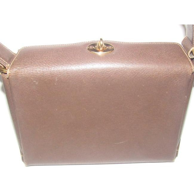 Gucci Vintage Pursesdesigner Purses Brown Leather Shoulder Bag