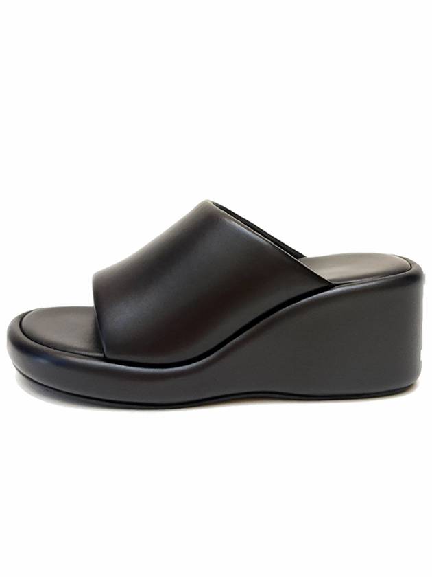 Luxury Balenciaga Trending 2026 Rise Wedge Sandals Black