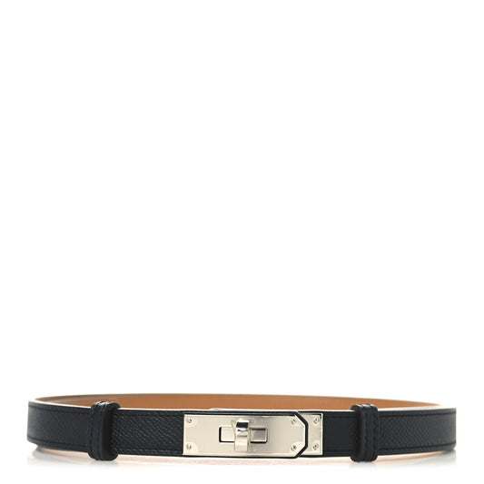 Hermes Epsom Kelly Belt Black