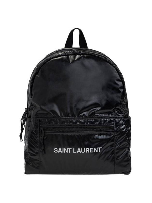 Luxury Saint Laurent Trending 2025 Nuxx Backpack In Nylon Backpack Black