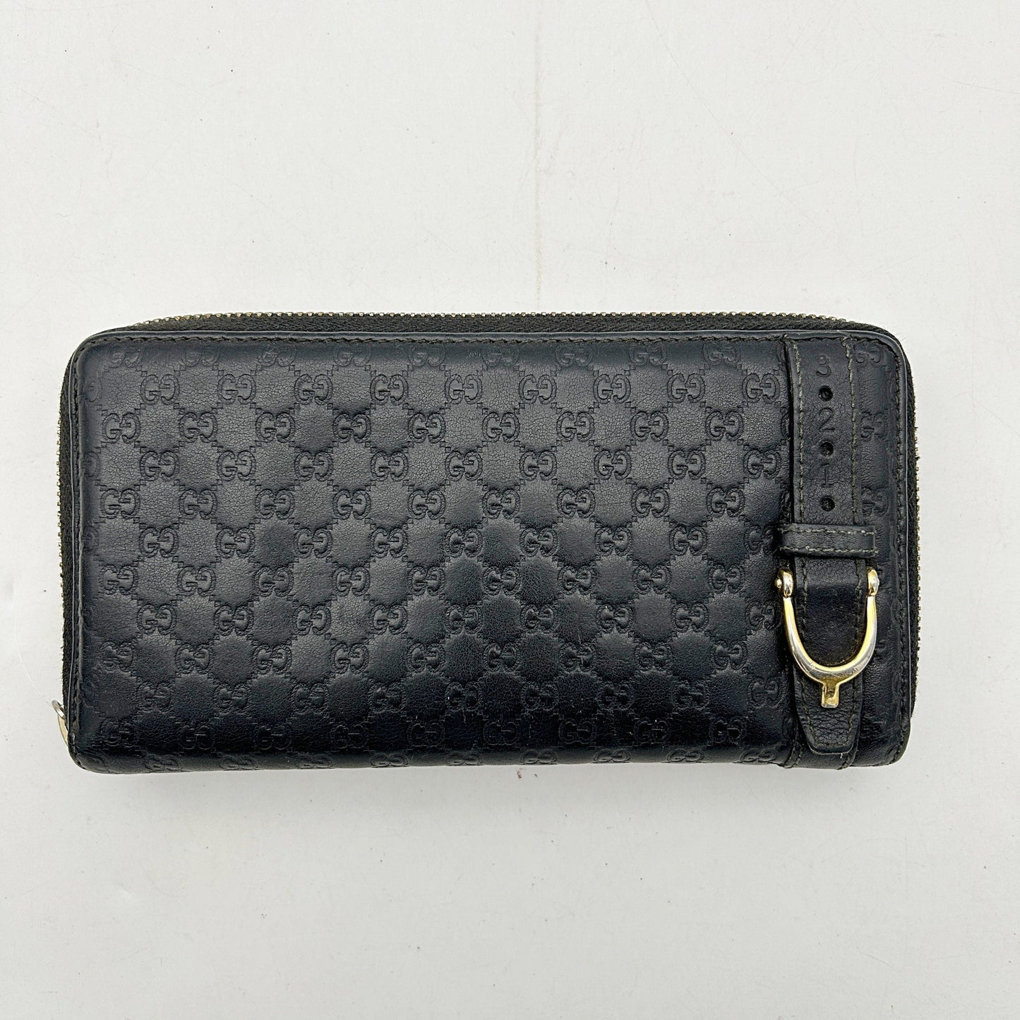 Gucci Gg Guccisima Leather Long Wallet Black gu7507hh