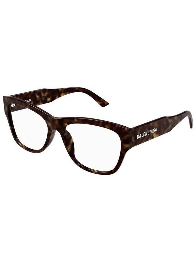Luxury Balenciaga Trending 2026 Acetate Square Eyeglasses Havana