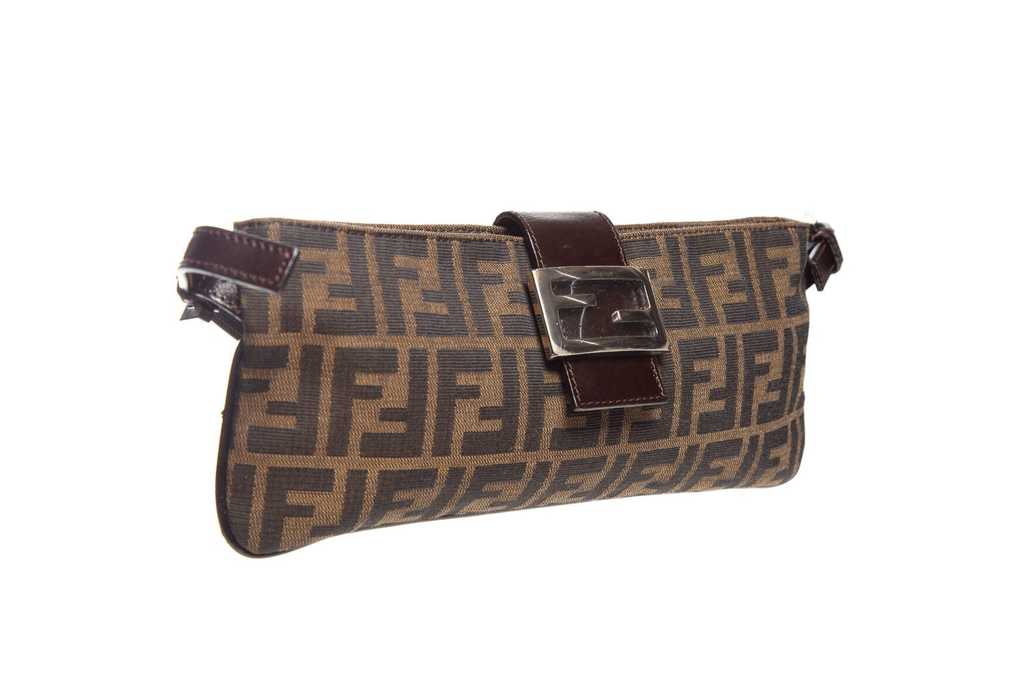 Fendi  Monogram Zucca Canvas Cross-Body