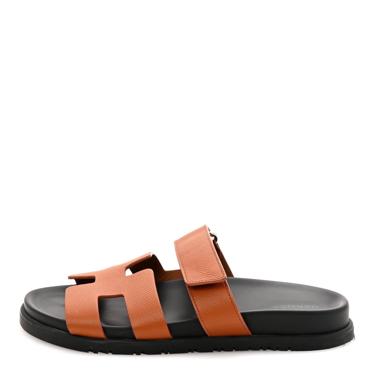 Hermes Epsom Womens Chypre Sandals 38 Naturel