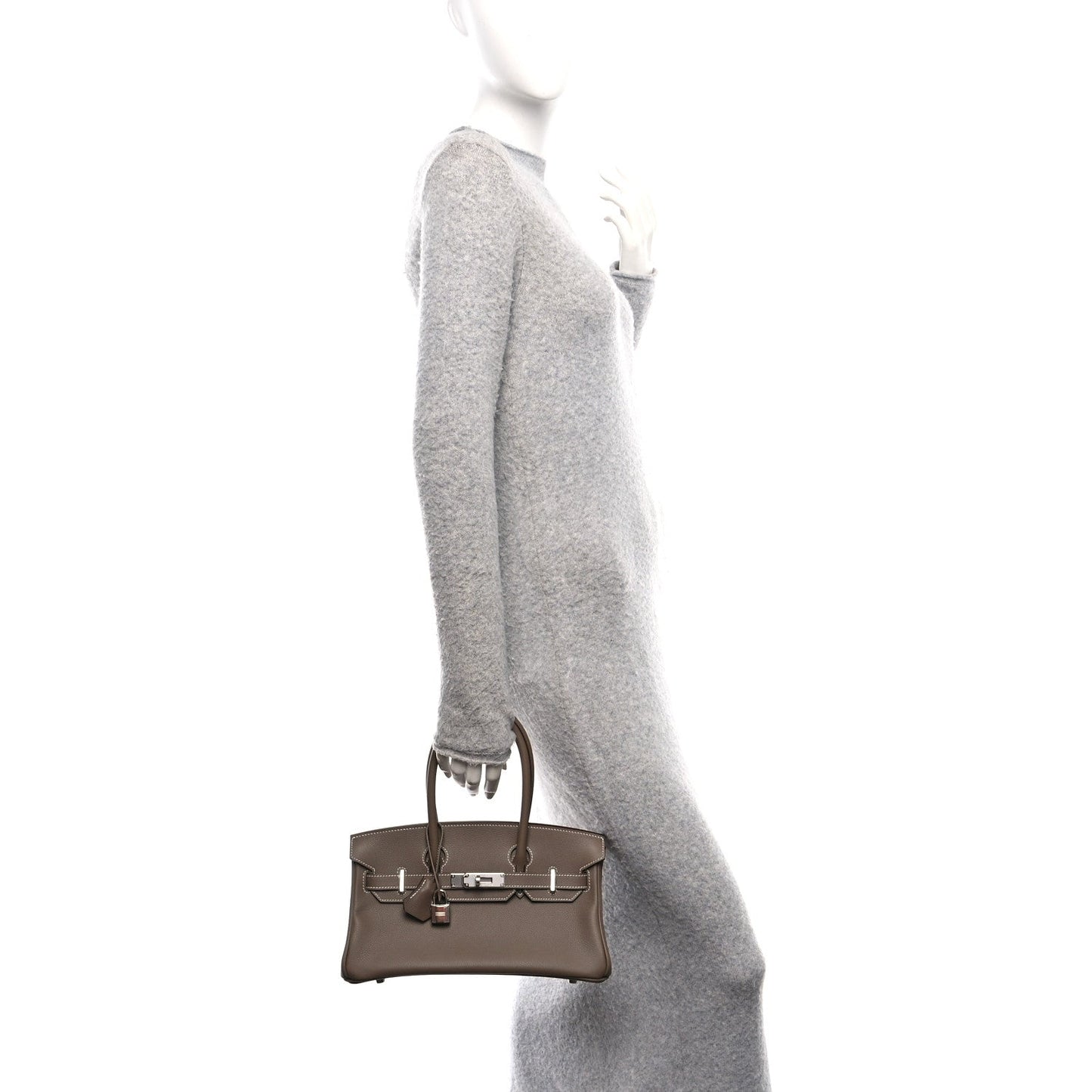 Hermes Evercolor Shoulder Birkin Light 29 Etoupe