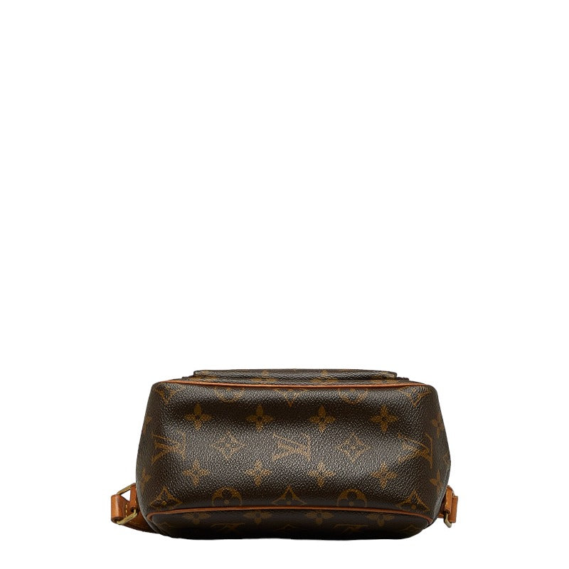 Louis Vuitton Monogram Vivacity PM Shoulder Bag M51165 Brown PVC Leather Louis Vuitton