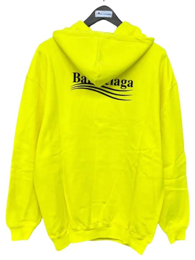 Luxury Balenciaga Trending 2026 Wave Logo Hoodie Sweatshirt Neon Yellow