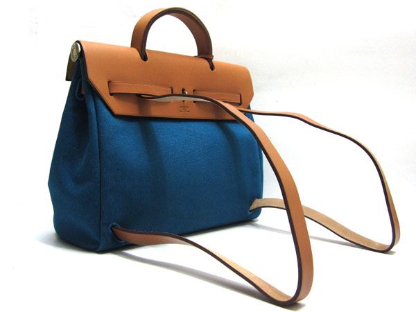 Luxury Hermes Herbag H1190S 2way Canvas