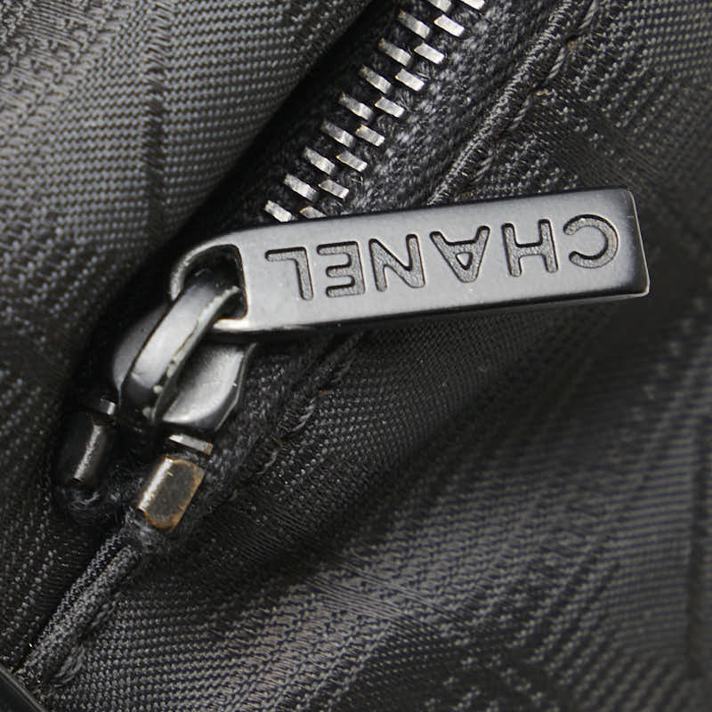 Chanel New Travel Line Nylon Leather Vanity Bag Classic Flap