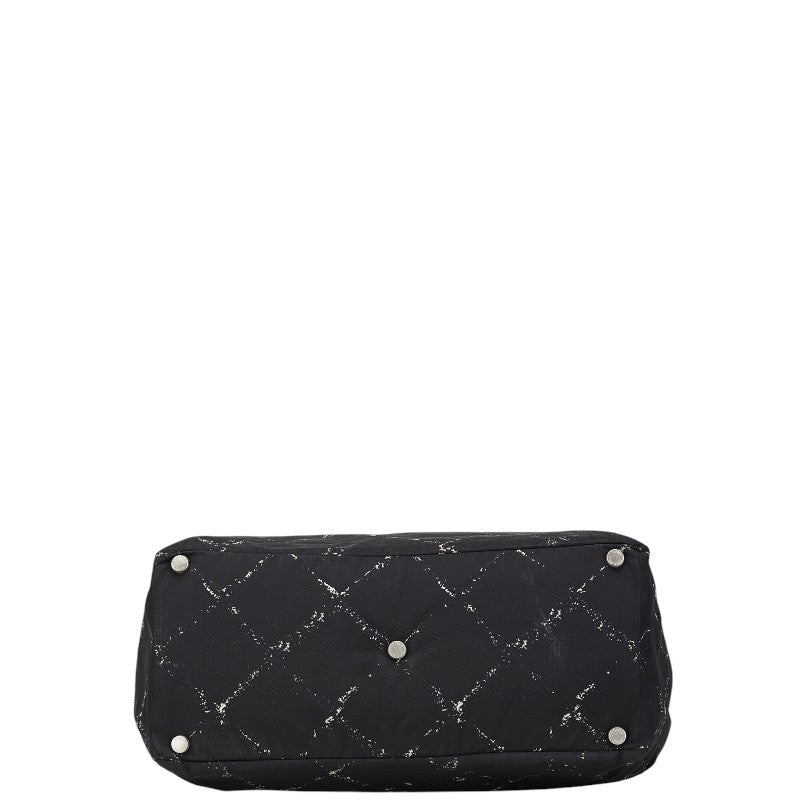 Chanel Travel Line Nylon Tote Bag Classic Flap