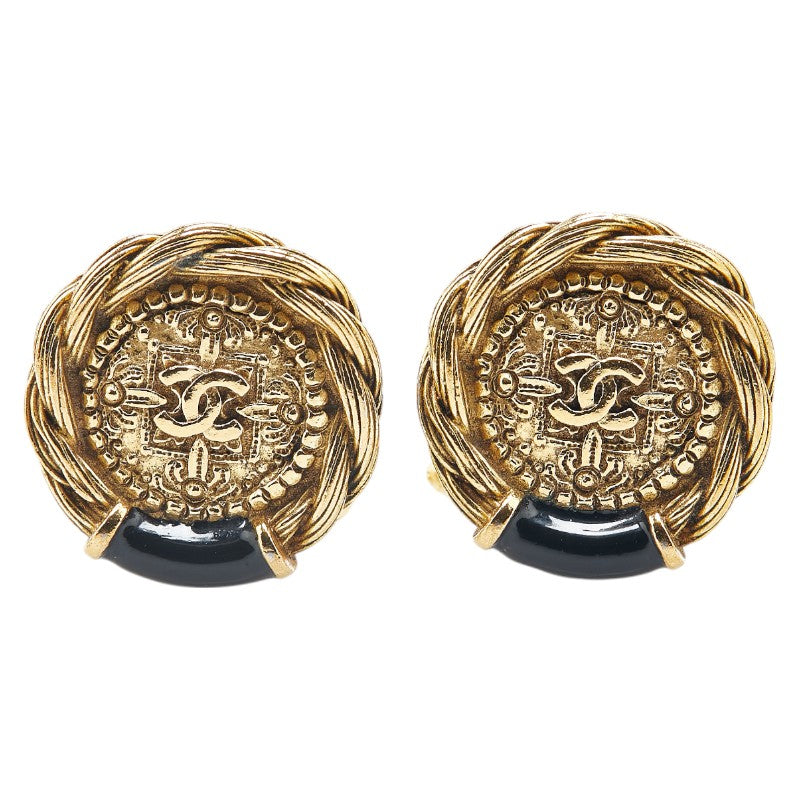 Chanel Coco Mark Cufflinks Classic Flap Tote