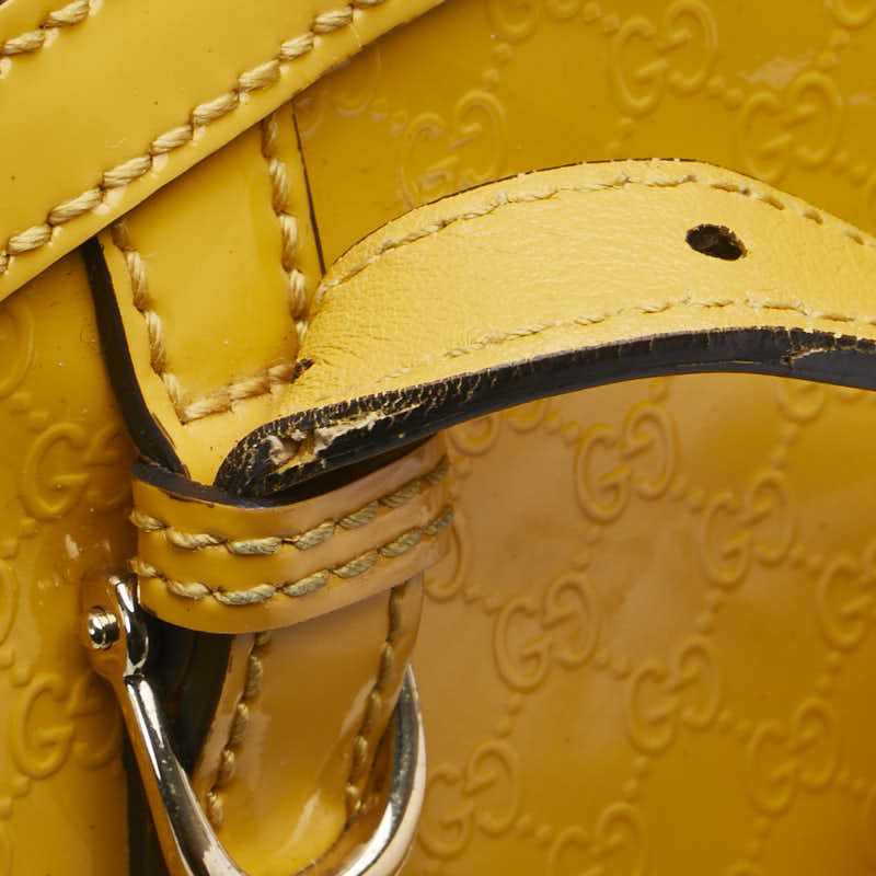 Gucci Microguccissima Patent Leather Handbag