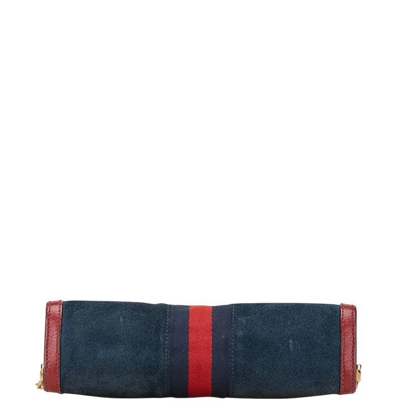 Gucci Ophidia Leather Suede Shoulder Bag