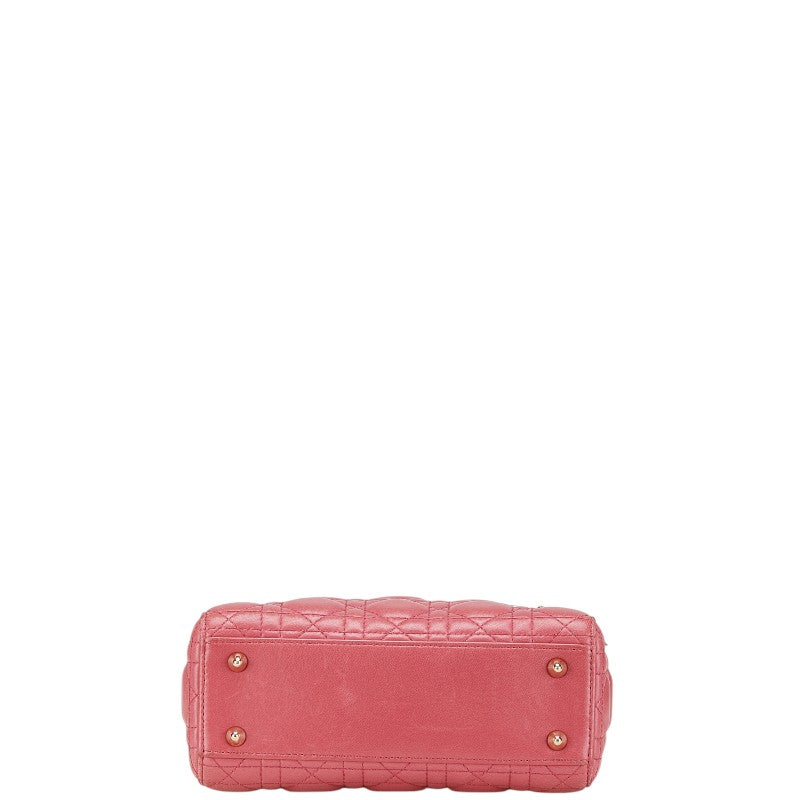 Dior Lady Dior Cannage Leather 2way Bag