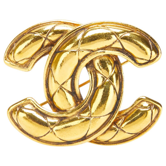 Chanel Coco Mark Matelasse Brooch Classic Flap Tote