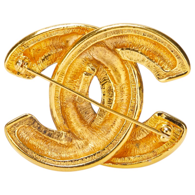 Chanel Coco Mark Matelasse Brooch Classic Flap Tote