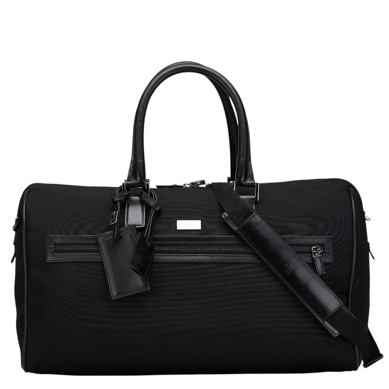 Gucci 114674 Canvas Leather 2way Boston Bag