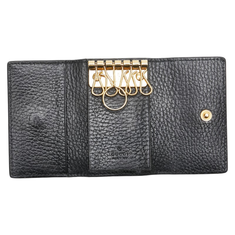 Gucci GG Marmont GG Supreme Leather Key Case