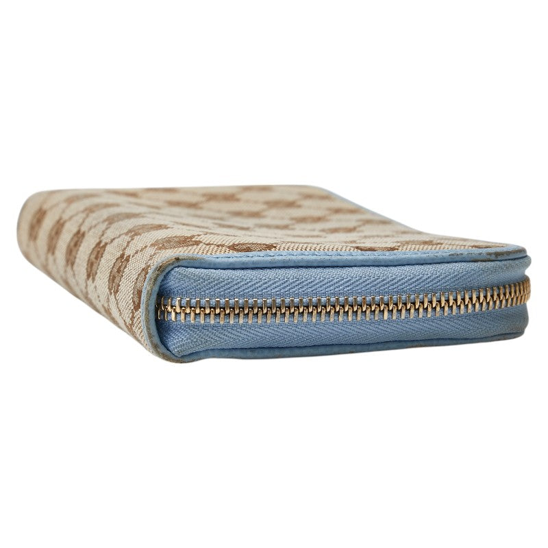 Gucci GG Canvas Leather Long Wallet