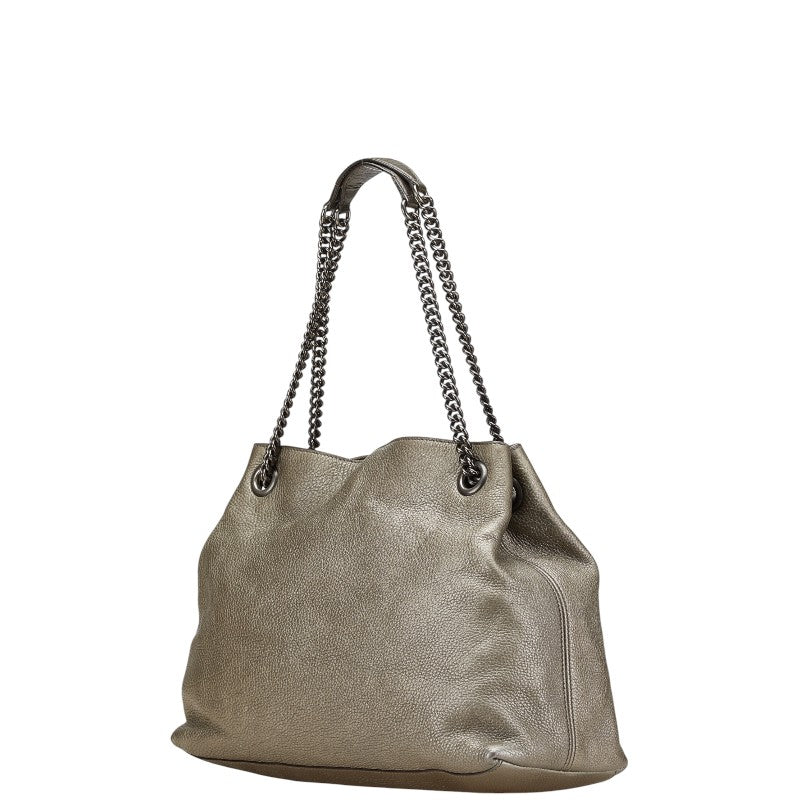 Gucci Soho Interlocking G Leather Shoulder Bag