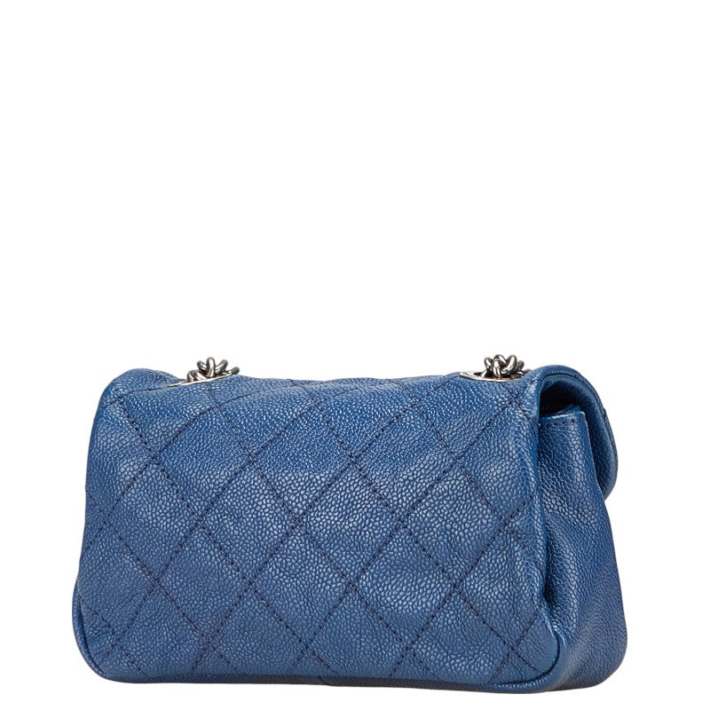 Chanel Coco Mark Matelasse Caviar Skin Shoulder Bag