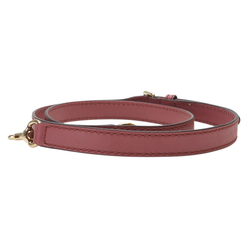 Gucci Official Name Leather Shoulder Strap