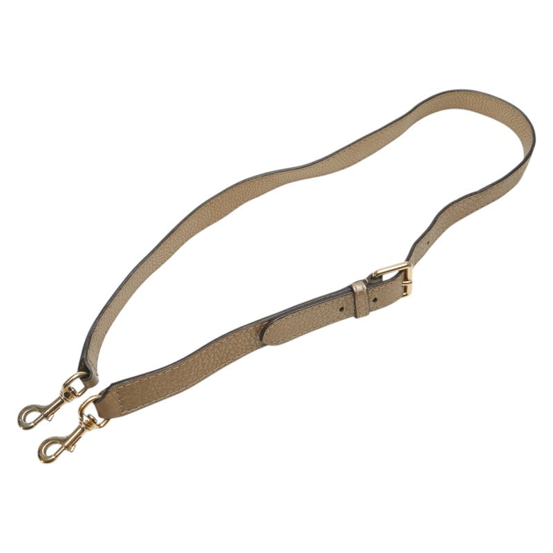 Gucci Official Name Leather Shoulder Strap