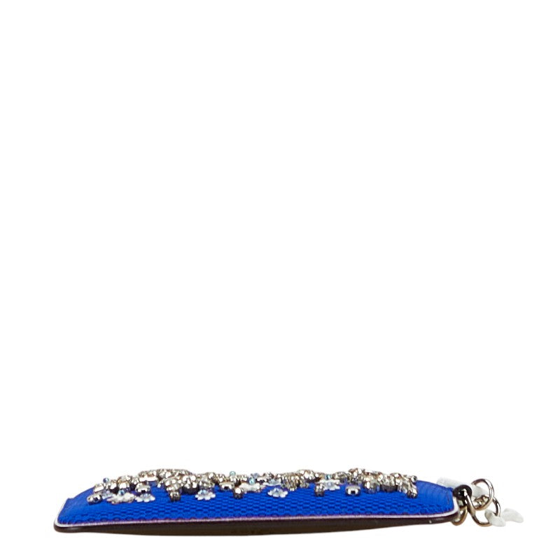 Dior Mesh Beads Bijou Leather Coin Case