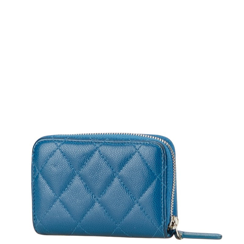 Chanel Coco Mark Matelasse Caviar Coin Case Handbag