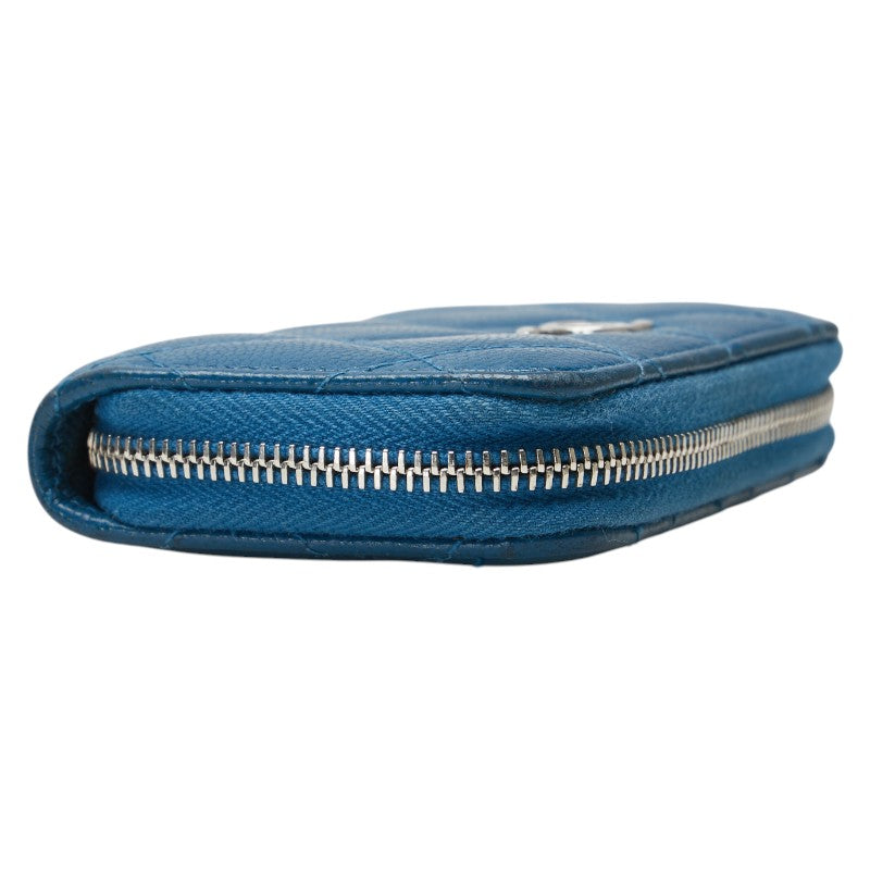 Chanel Coco Mark Matelasse Caviar Coin Case Handbag