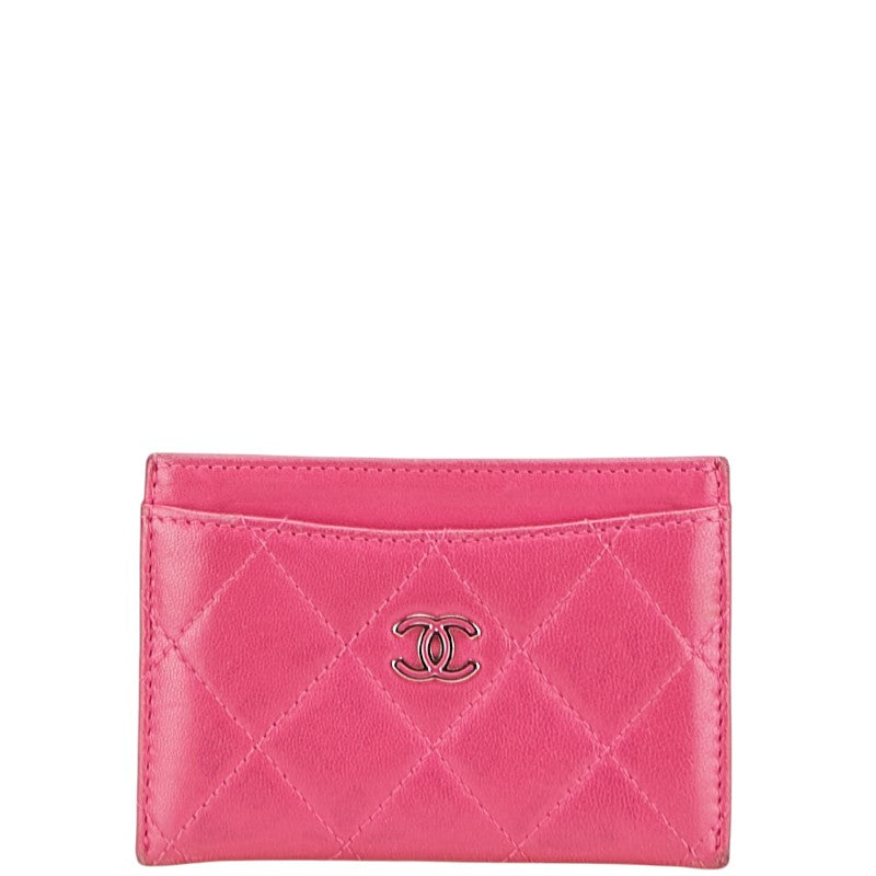 Chanel Coco Mark Matelassé Lambskin Card Case Handbag