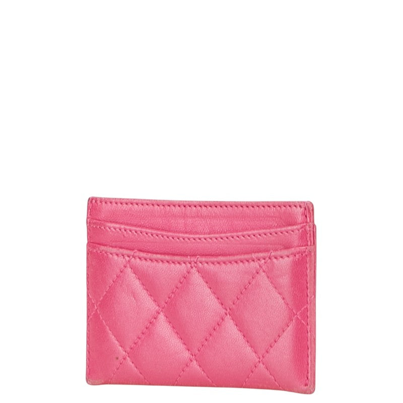 Chanel Coco Mark Matelassé Lambskin Card Case Handbag
