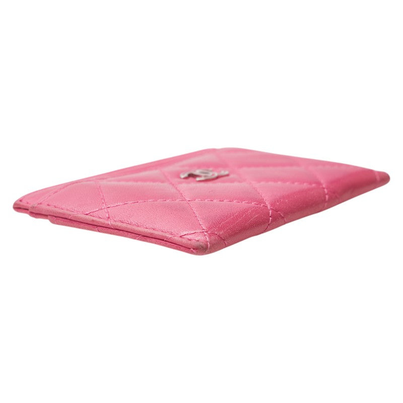 Chanel Coco Mark Matelassé Lambskin Card Case Handbag