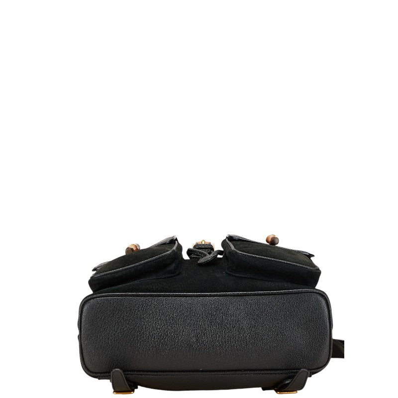 Gucci Bamboo Leather Backpack