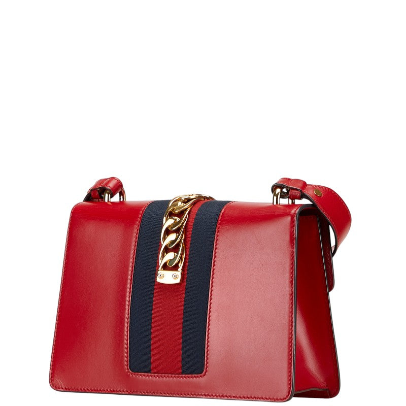 Gucci Sylvie Leather Shoulder Bag