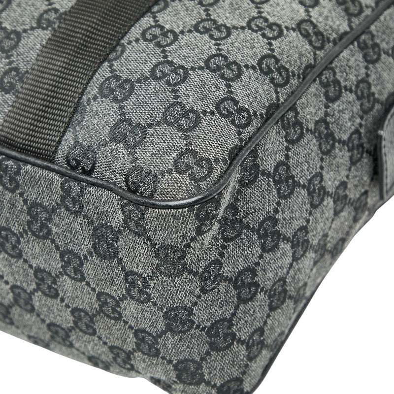 Gucci GG Canvas Canvas Leather Business Bag
