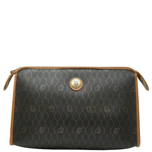 Dior Honeycomb PVC Leather Clutch Bag
