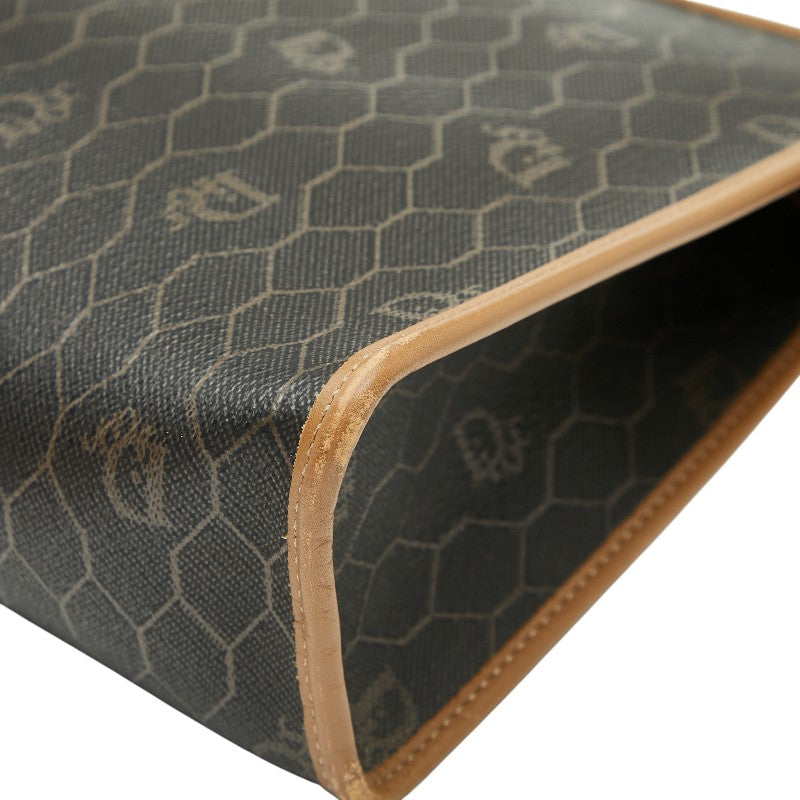 Dior Honeycomb PVC Leather Clutch Bag